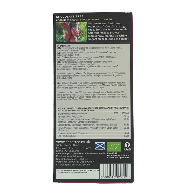 Chocolate Tree - raspberry BOP