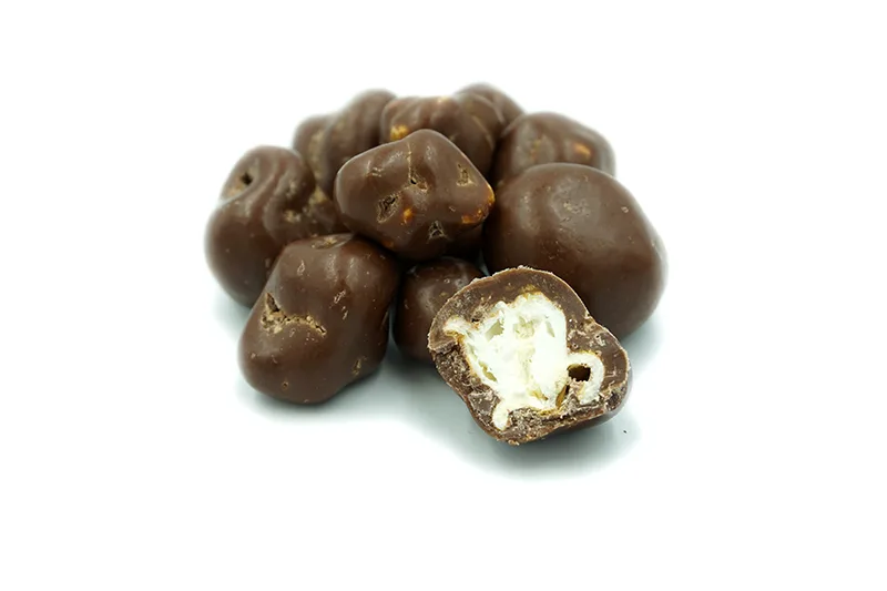 popcorn and chocolate